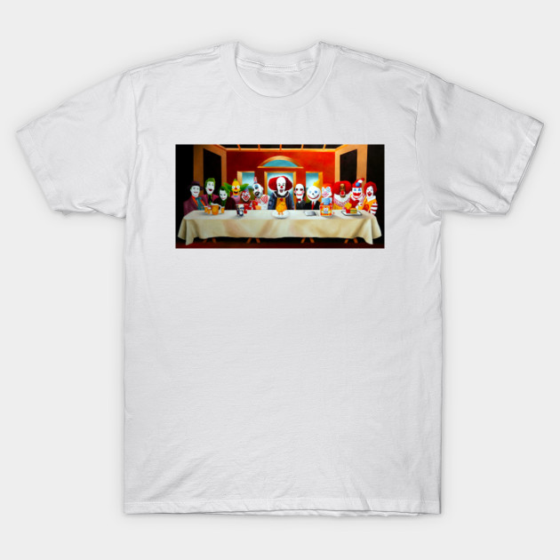 Last Supper of the Evil Clowns T-Shirt-TOZ